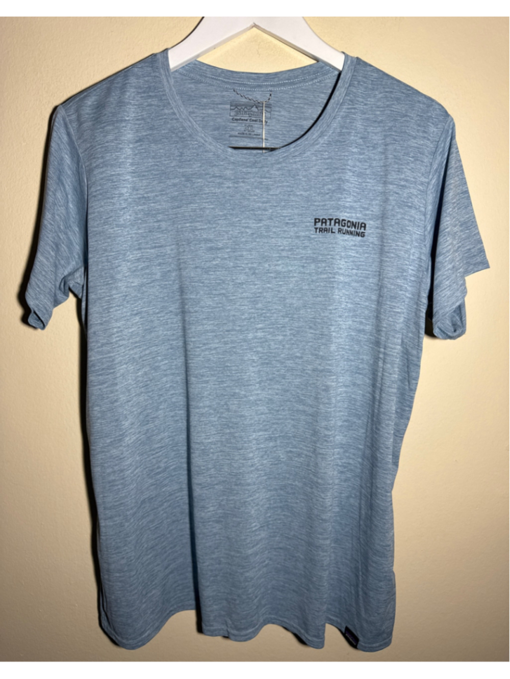 Women's Patagonia Capilene Cool Daily Graphic Tee, XL, Steam Blue